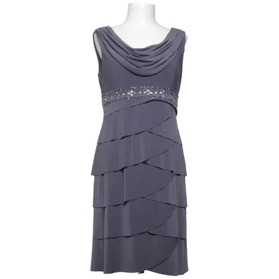 Robe de cocktail (Gris) de Alex Evenings Élasthane, Polyester