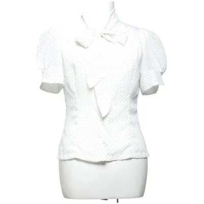 Knytblus (Vit, Svart) från Emmy Polyester