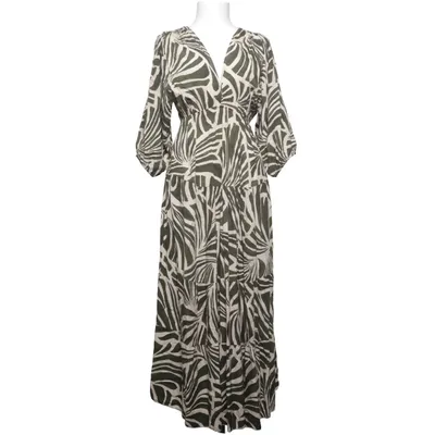 Robe longue (Vert, Blanc, Multicolore) de New Collection Viscose