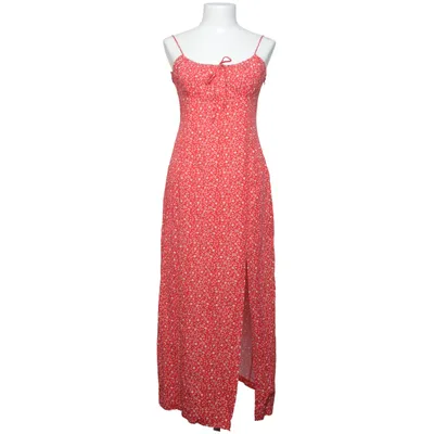 Maxi dress (Red, White) from Zara Cotton, Linen, Viscose