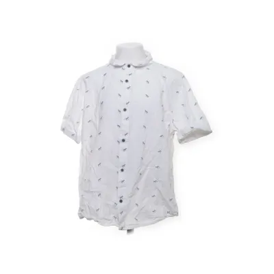Korte mouwen shirt (Wit, Blauw) van Zara Boys Katoen