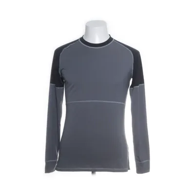 Base layer shirt (Gray, Black) from Ullmax Elastane, Merino wool, Polyester