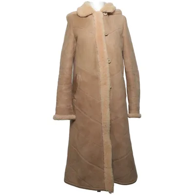 Shearling jacket (Beige) from Finn Fant Leather