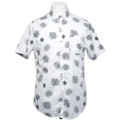 Korte mouwen shirt (Wit, Zwart) van Topman Premium Katoen