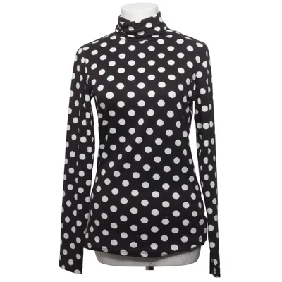 Pul à col roulé (Noir, Blanc) de Infinity Woman Élasthane, Polyester