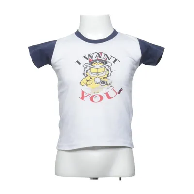 T-shirt (Vit, Blå, Flerfärgad) från Garfield Bomull