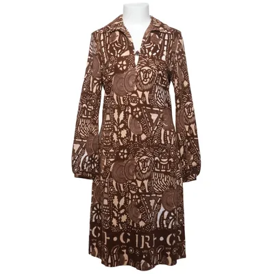 Jurk (Bruin, Beige) van Katja of Sweden
