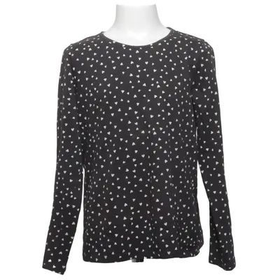 T-shirt à manches longues (Gris, Blanc) de H&M Coton