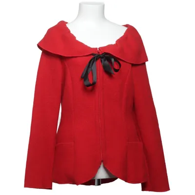 Cardigan (Rouge) de Gare de Robe Gunilla Stolpe Laine