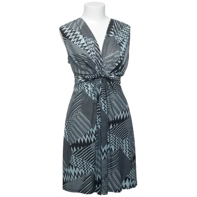 Dress (Blue, Black, White) from Stella Morgan Elastane, Polyester