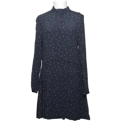Kjole (Blå, Hvid) fra Ganni Viscose