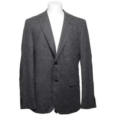 Blazer (Gray) from Hugo Boss Acetate, Elastane, Polyamide, Polyester, Polyurethane, Silk, Viscose, Wool