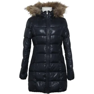 Down coat (Blue) from Bomboogie Down, Feather, Polyester