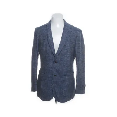 Blazer (Blauw) van E. Thomas Cupro, Linnen, Polyester, Zijde, Wol