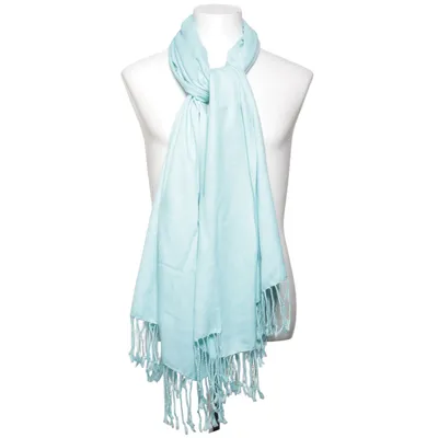 Sjal (Turkos) från Pashmina Kashmir, Silke