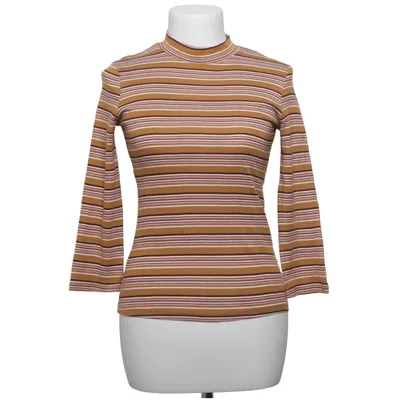 Lange mouwen shirt (Bruin, Wit, Zwart) van Zara Katoen