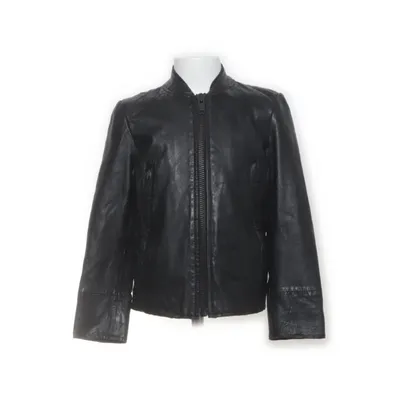 Läderjacka (Svart) från IKKS Bomull, Skinn