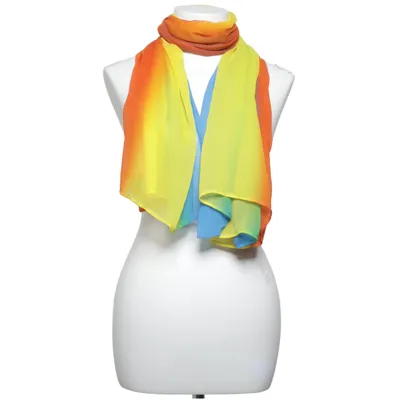 Shawl (Blue, Yellow, Orange) from Lisca