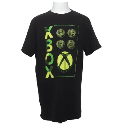 T-shirt (Svart, Grön) från Microsoft Bomull