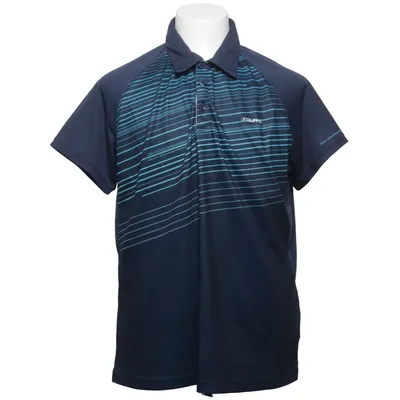 Polo shirt (Blue, Multicolored) from Four D Polyester