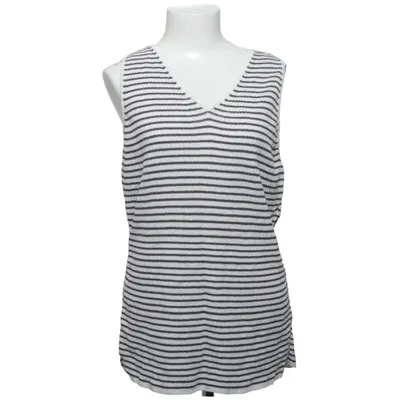 Tank Top (Black, White) from Waschbär Cotton, Linen