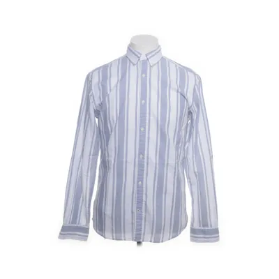 Buttondown-skjorta (Vit, Blå) från Jack & Jones Bomull, Linne