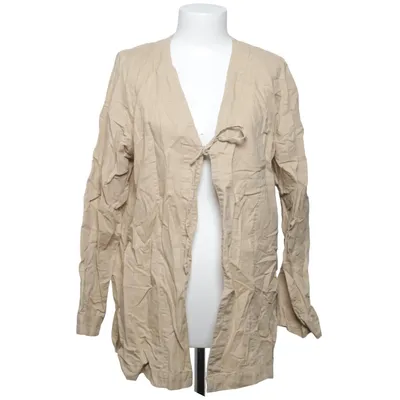 Blouse portefeuille (Beige) de Plus Free Form Coton, Lin