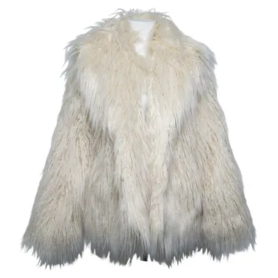 Vinterjakke (Hvid) fra Bubbleroom Akryl, Polyester