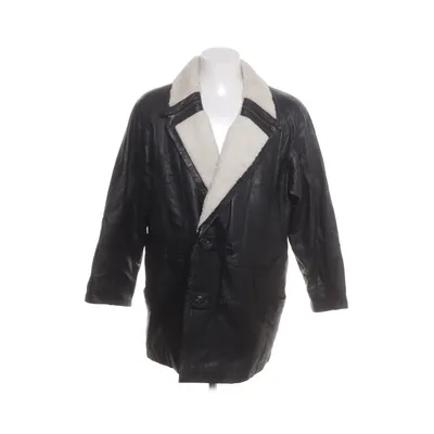 Leather jacket (Black) from Echt Leder Acetate, Polyamide, Polyester, Leather