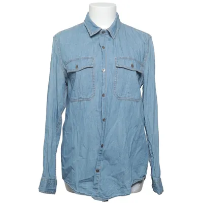 Denim shirt (Blue) from Forever 21 Cotton