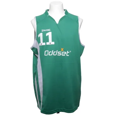 Basketball shirt (Green, White) from Spalding Polyester