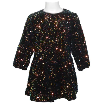 Cocktail dress (Black, Multicolored) from Rikiki Polyester