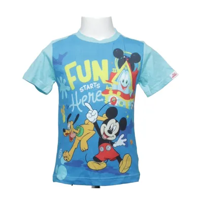 T-shirt (Blauw, Meerkleurig) van Disney Katoen