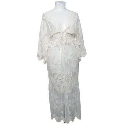 Kaftan (Beige) van Made in italy Elastaan, Viscose