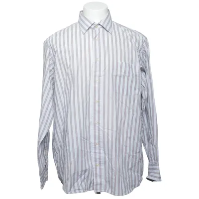 Shirt (Blue, White, Brown) from Park Lane Collection Cotton, Polyester