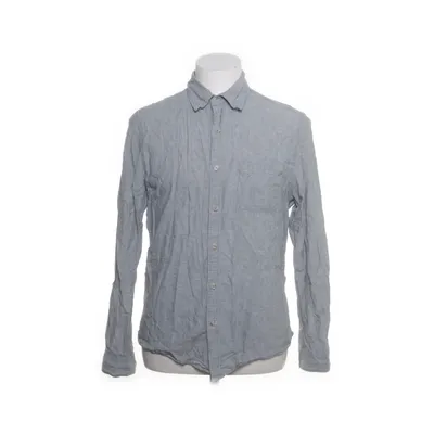 Shirt (Grijs) van Dressmann Katoen, Linnen