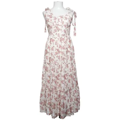 Långklänning (Vit, Rosa) från Trixxi Polyester, Viskos