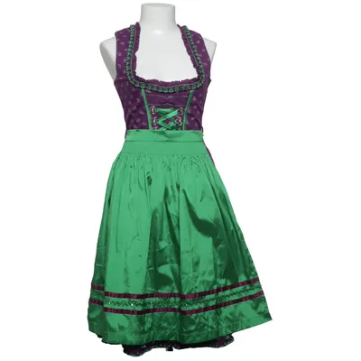 Dirndl (Grøn, Lilla) fra Landhaus