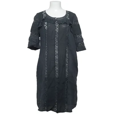 Dress (Gray) from Cotélac Cotton, Polyamide