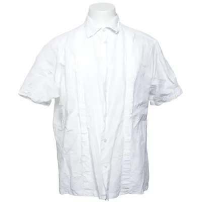 Korte mouwen shirt (Wit) van Conwell Katoen, Linnen
