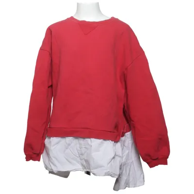 Sweatshirt (Rouge, Blanc) de Zara Girls Collection Coton, Élasthane, Polyester