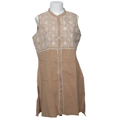 Tuniek (Beige) van Fabindia Katoen