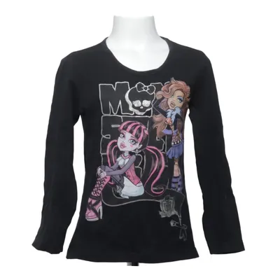 Långärmad t-shirt (Svart, Rosa, Flerfärgad) från Monster High Bomull