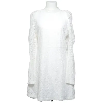 Kjole (Hvid) fra Maja Nilsson Lindelöf x Gina Tricot Bomuld, Polyester