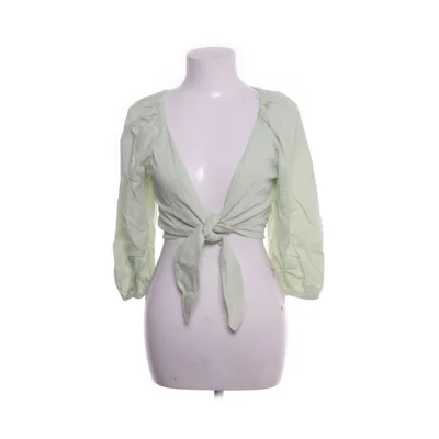 Wrap top (Green) from Amisu Viscose, Linen, Cotton