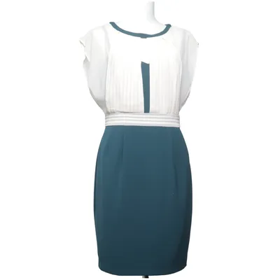 Cocktailklänning (Blå, Vit) från Spotlight by Warehouse Acetat, Elastan, Polyester