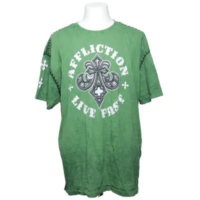 T-shirt (Grön) från Affliction Bomull