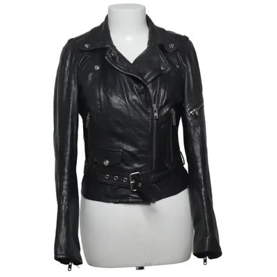 Bikerjacka (Svart) från Jofama Elastan, Skinn, Polyester
