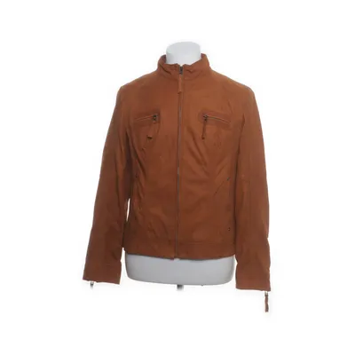 Läderjacka (Brun) från ESPRIT Collection Polyester, Skinn