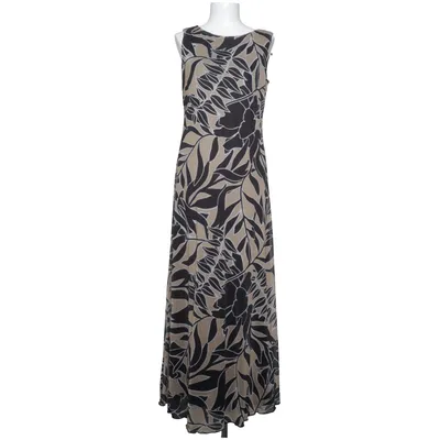 Maxi dress (Black, Beige) from Comma Elastane, Polyester